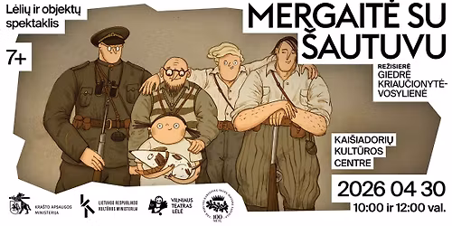 L\u0117li\u0173 ir objekt\u0173 spektaklis \u201eMergait\u0117 su \u0161autuvu\u201c