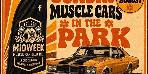 Sunday Muscle Cars in the Park, Earlwood.