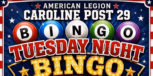 Bingo at Caroline Post 29