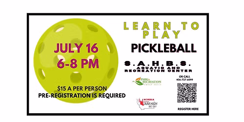 Learn to Play Pickleball Clinic