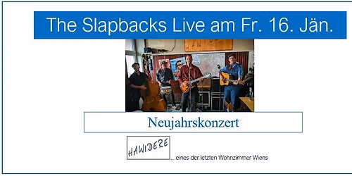 The Slapbacks Neujahrskonzert im Hawidere