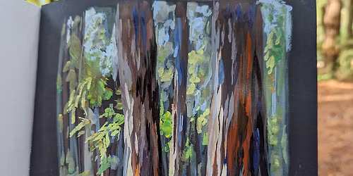GOUACHE ON BLACK PAPER, THE WOW FACTOR - One day Plein Air Workshop with Linda MacAulay