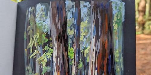 GOUACHE ON BLACK PAPER, THE WOW FACTOR - One day Plein Air Workshop with Linda MacAulay