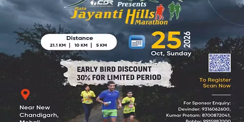 Mata Jayanti Hills Marathon 2026