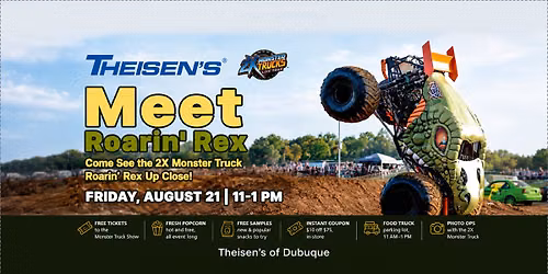2X Monster Truck Day - Theisen's of Dubuque - Free Family Event