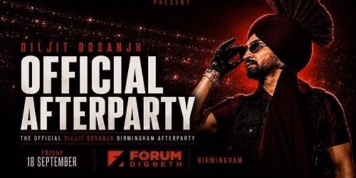 The Official Diljit Dosanjh Concert Afterparty