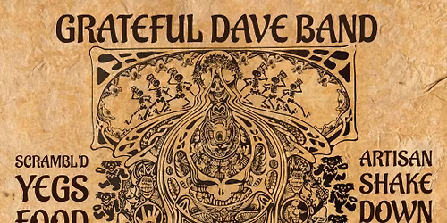 Grateful Dave Band 420 Celebration at TRB Saturday 4\/18\/26