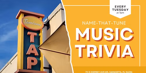 Music Trivia @ Tamiami Tap