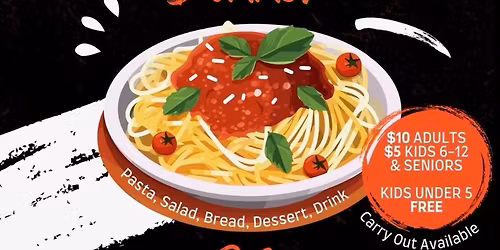 Spaghetti dinner fundraiser