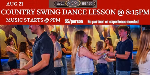 Friday Swing Dance Lesson & Country Dancing\ud83d\udc83 