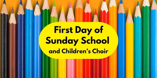 First Day of Sunday School