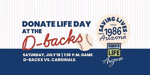 Donate Life Day at the D-backs 2026