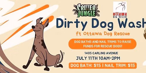 Dirty Dog Wash ft Ottawa Dog Rescue