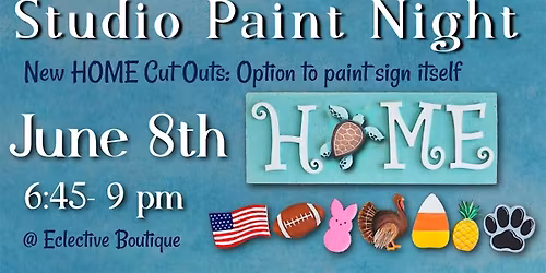 HOME New cut outs or Sign Studio Painting