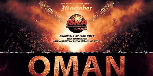 ISKA PRO Show at Sultan Qaboos Complex