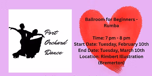 Ballroom for Beginners - Rumba (Five Weeks)