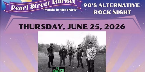 Pearl Street Market + Music in the Park - June 25th