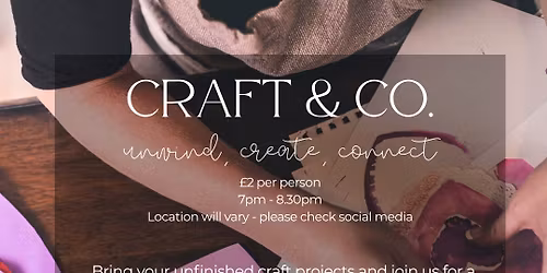 Craft & Co. - a place to work through those unfinished craft projects!