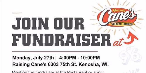 Raising Cane's Fundraiser