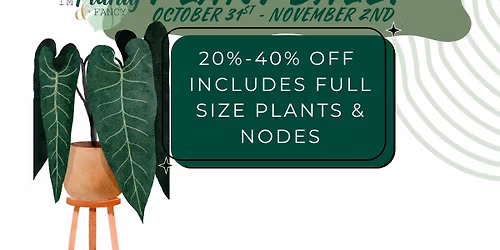 Plant Sale!