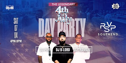 THE LEGENDARY 4TH OF JULY DAY PARTY at RSVP Southend!