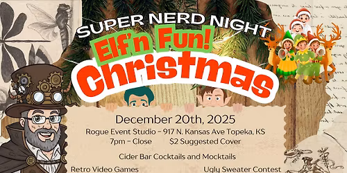 Christmas Party Fundraiser- Super Nerd Night