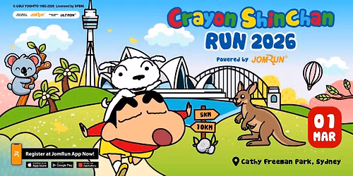 Crayon ShinChan Run 2026 Powered By JomRun\u00ae - Australia