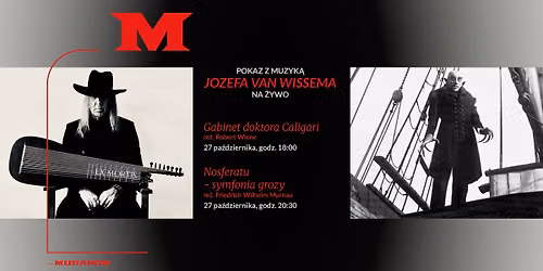 \ud83d\udd77\ufe0f"GABINET DOCTORA CALIGARI" z muzyk\u0105 Jozefa van Vissema na \u017cywo | Kino Muran\u00f3w \u2764\ufe0f