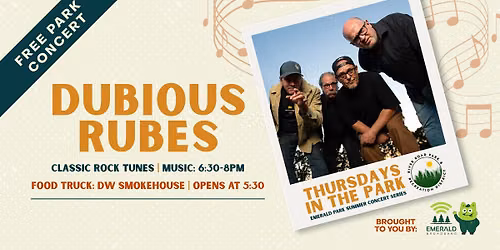 Dubious Rubes Concert @ Emerald Park