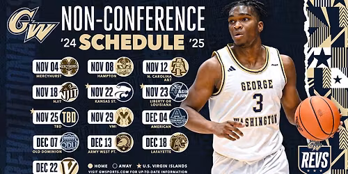 Old Dominion Monarchs at George Washington Revolutionaries Mens Basketball