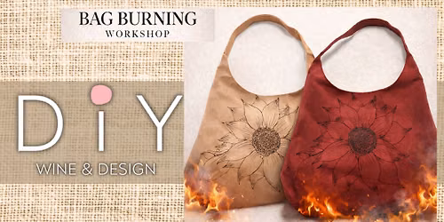 SIP & DIY: VEGAN SUEDE BAG BURNING WORKSHOP