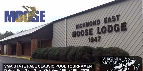 2026 VMA State Fall Classic Open Pool Tournament