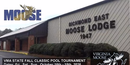 2026 VMA State Fall Classic Open Pool Tournament