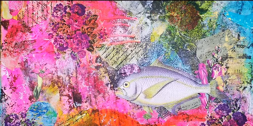 Be Creative Mixed Media Art Class - Afternoon group