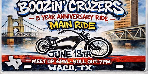 Boozin' Cruzers 5 Year Anniversary Ride
