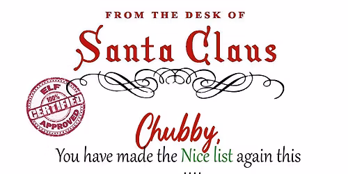 Santa Comes to Chubby's