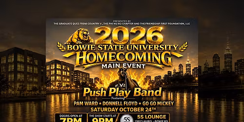 Bowie State University 2026 Homecoming Main Event