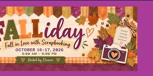 FALLiday  - Fall in Love with Scrapbooking - Crop