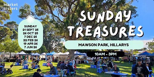 Sunday Treasures - Christmas Market at Mawson Park 7 Dec