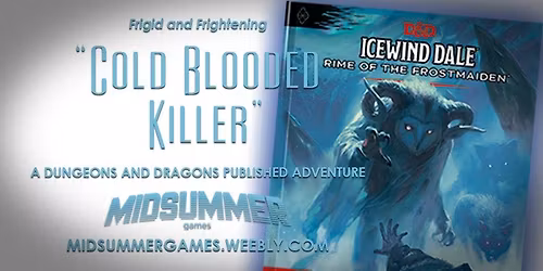 "Cold Blooded Killer" @ Newport Public Library