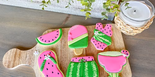 \ud83c\udf49 Sweet Summer Watermelon Cookie Decorating Class! \u2600\ufe0f