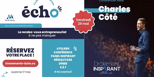 \u00c9CHO 2026 | La journ\u00e9e inspirante des Entrepreneur\u00b7e\u00b7s Connect\u00e9\u00b7e\u00b7s