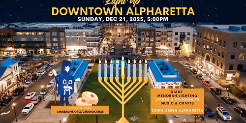Downtown Alpharetta Menorah Lighting