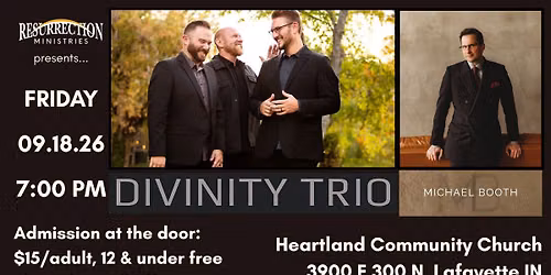 DIVINITY TRIO & MICHAEL BOOTH in concert