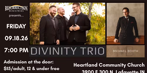 DIVINITY TRIO & MICHAEL BOOTH in concert