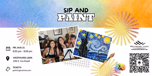 Starry Night Paint and Sip at Westward Look