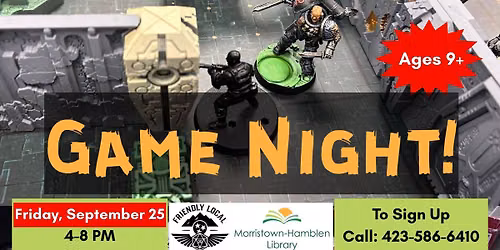 Game Night September 25