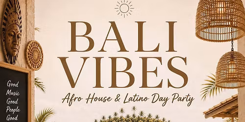 BALI VIBES ~ HU CHA x ED ~ DIMANCHE 07 JUIN
