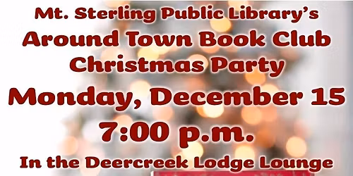 Book Club Christmas Party