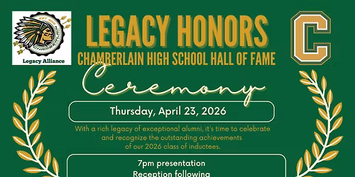 Legacy Honors: Chamberlain's High School 2026 Hall of Fame Induction Ceremony